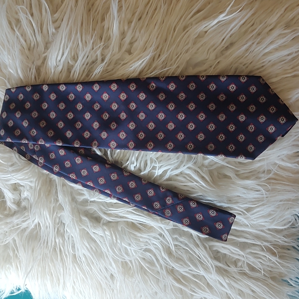 Blue/Burgundy Tie